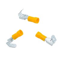 100 Stück PVC Flachsteckhülse mit Abzweig 4,0 -...