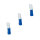 10 Stück PVC Flachstecker 1,5 - 2,5 mm² / 4,80 x 0,8 mm Blau