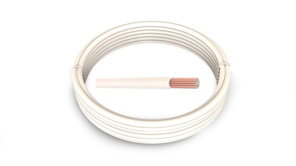0,35 mm² Meterware FLRy Fahrzeugleitung Weiß