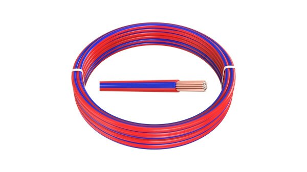 0,35 mm² Meterware FLRy Fahrzeugleitung Rot-Blau