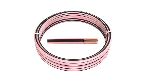 0,35 mm² 5 m FLRy Fahrzeugleitung Rosa-Schwarz