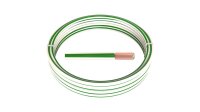 0,35 mm² 10 m FLRy Fahrzeugleitung Weiß-Grün