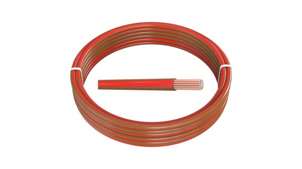 0,50 mm² 5 m FLRy Fahrzeugleitung Braun-Rot