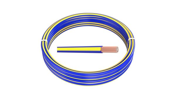 0,50 mm² 5 m FLRy Fahrzeugleitung Blau-Gelb