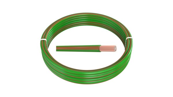 0,50 mm² 5 m FLRy Fahrzeugleitung Grün-Braun