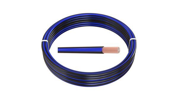 0,50 mm² 10 m FLRy Fahrzeugleitung Schwarz-Blau