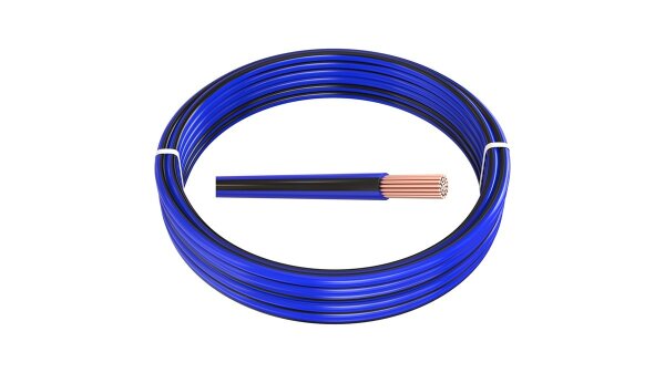 0,50 mm² 10 m FLRy Fahrzeugleitung Blau-Schwarz