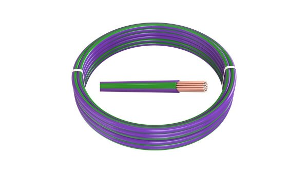 0,75 mm² 5 m FLRy Fahrzeugleitung Violett-Grün