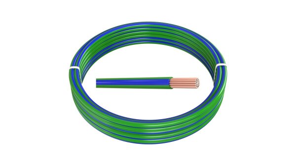 0,75 mm² 10 m FLRy Fahrzeugleitung Grün-Blau