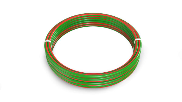 1,00 mm² 10 m FLRy Fahrzeugleitung Grün-Rot