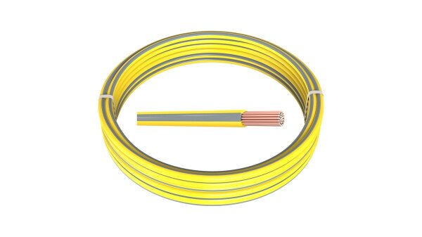 1,50 mm² 10 m FLRy Fahrzeugleitung Gelb-Grau