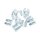 Standard Flachstecksicherung Schmelzsicherung 25 A Transparent