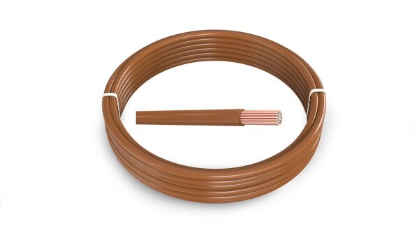 Meterware 6,00 mm² FLRy Fahrzeugleitung Braun