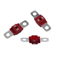 11 Stk. Set MIDI-Kfz-Schraubsicherung, 50 A Rot, 58 V...