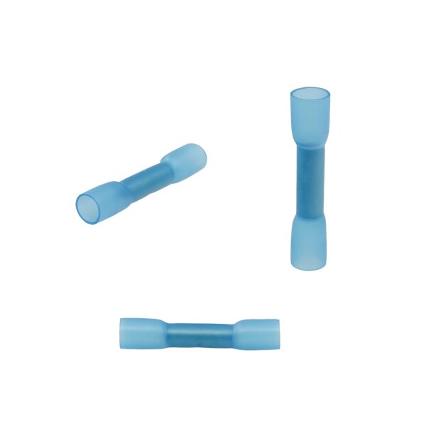 25 Stück Schrumpfverbinder Blau / 1.5 - 2.5 mm²