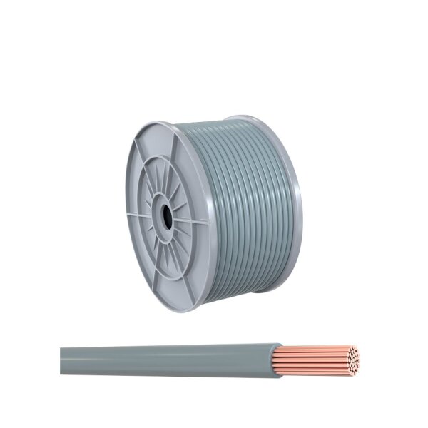 0,75 mm² 50 m Spule FLRy - B Fahrzeugleitung Grau