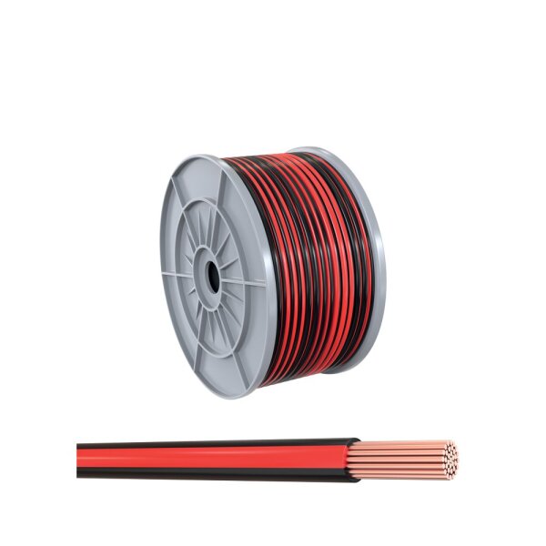 1,50 mm² 50 m Spule FLRy - B Fahrzeugleitung Schwarz - Rot