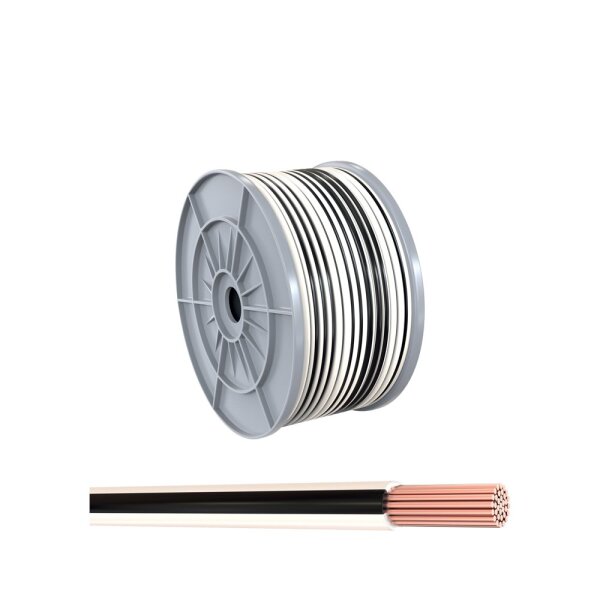1,50 mm² 50 m Spule FLRy - B Fahrzeugleitung Weiß - Schwarz