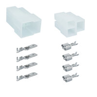 3 Polig AMP Fastin-Faston KFZ Stecker Set 0,5-1,0...
