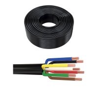 7 x 1,00 mm² Meterware FLRYy Fahrzeugleitung Rund Kabel