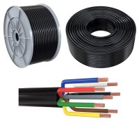 8 x 1,50 mm² Meterware FLRYy Fahrzeugleitung Rund Kabel