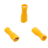 100 Stück PVC Flachsteckhülse Vollisoliert 4,0...