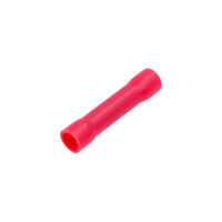 100 Stück PVC Verbinder Rot 0,5 - 1,5 mm²
