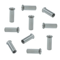 100 Stück Aderendhülsen Unisoliert 2,5 mm²
