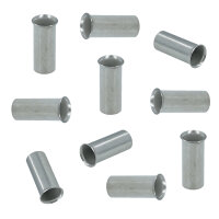 100 Stück Aderendhülsen Unisoliert 6,0 mm²